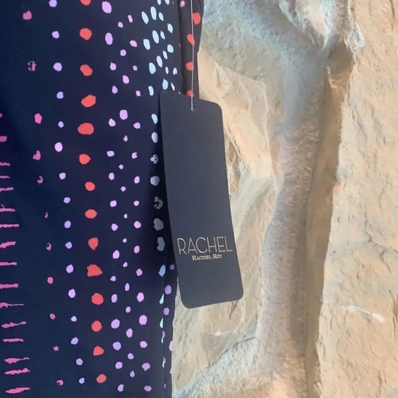 Rachel Roy Navy Multi One Piece Swimsuit - Picture 7 of 10